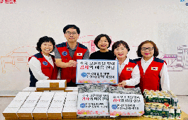 수정5동 자유총연맹동분회·자유총연맹여성지도위원회 국가유공자 감사의 마음 전달