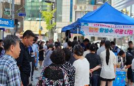 (26. 7. 28.) 부산 동구 범일2동 청년회, 행복팥빙수 무료 나눔 행사