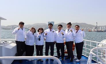 부산항만공사 현장 방문의 이미지