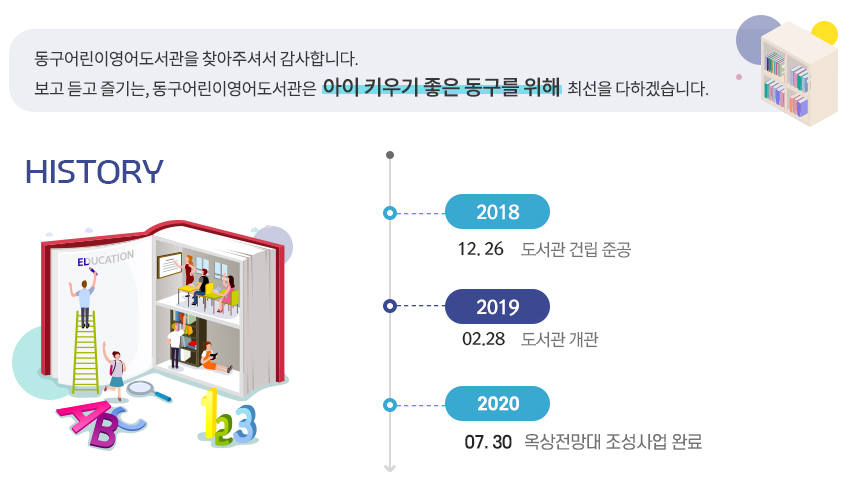 영어 도서관 설명글 및 히스토리 : 설명은 아래