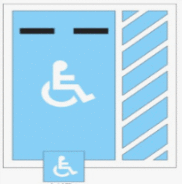 장애인 편의증진서비스 픽토그램 이미지